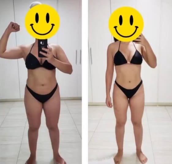 Manteve o peso, porém aumentou massa muscular e diminui gordura. Isso é uma recomposição corporal de milhões.